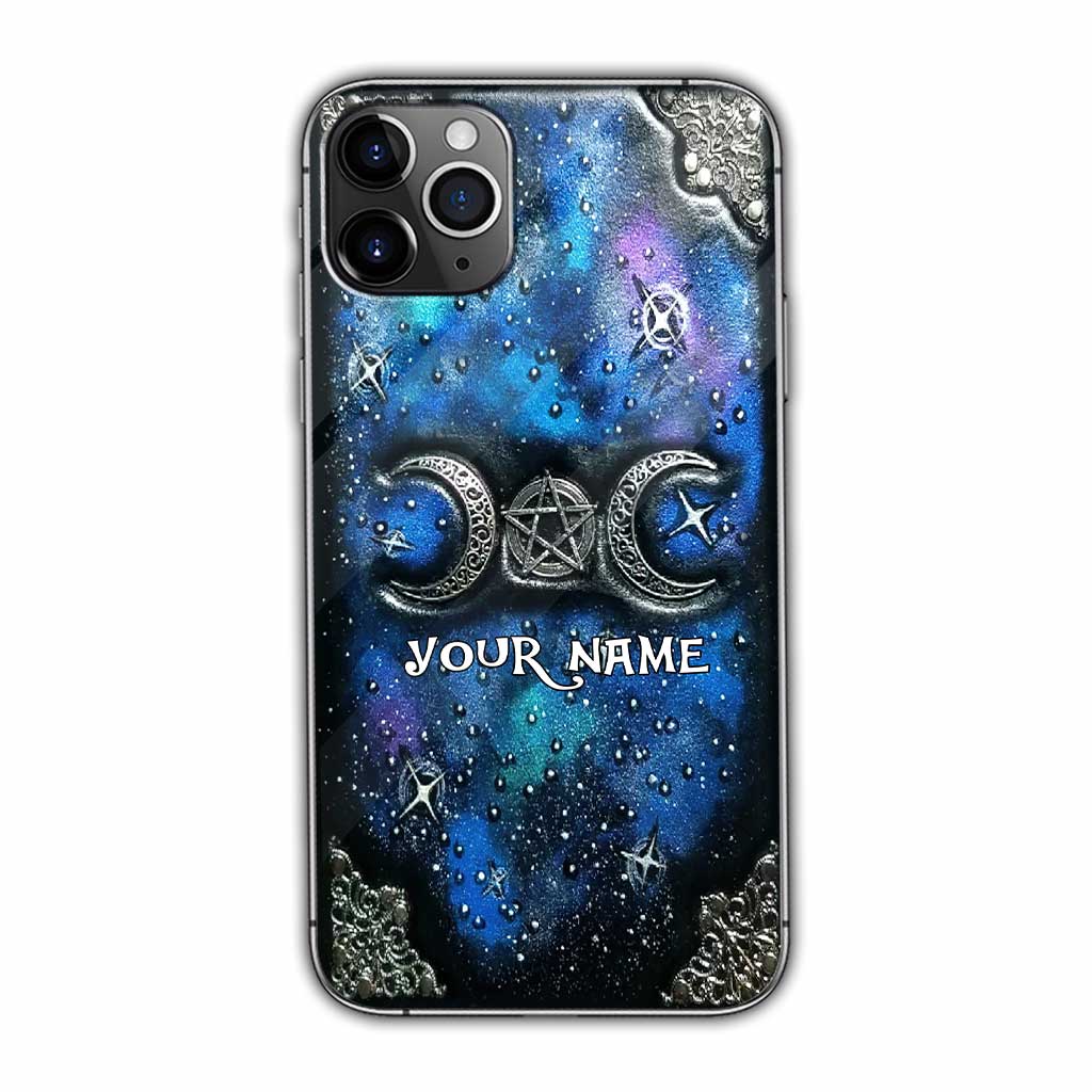 Tripple Moon Silver - Personalized Witch Phone Case