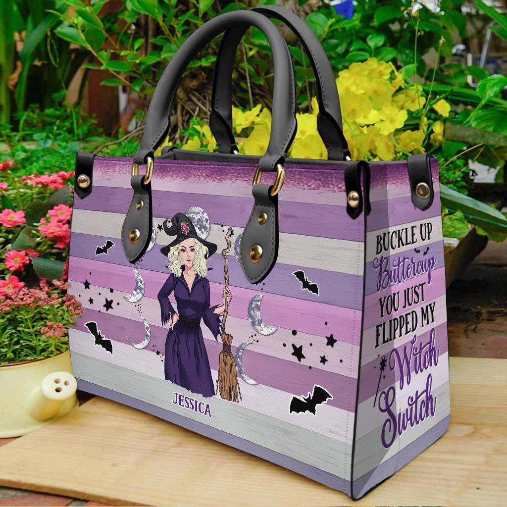 Witch Switch - Personalized Witch Leather Handbag