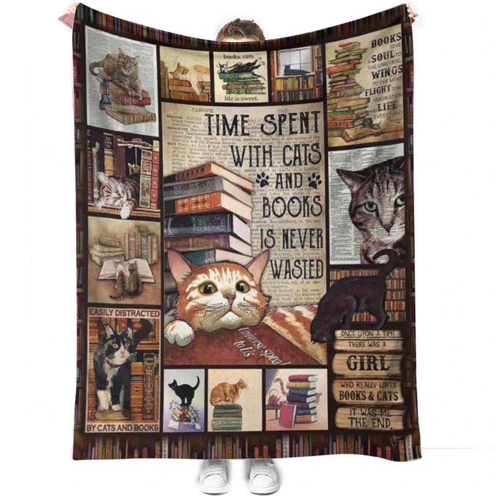 Time Spent With Books - Blanket 112021