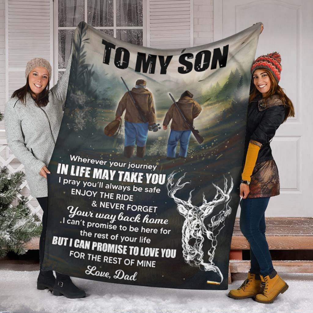 To My Son - Hunting Blanket 112021