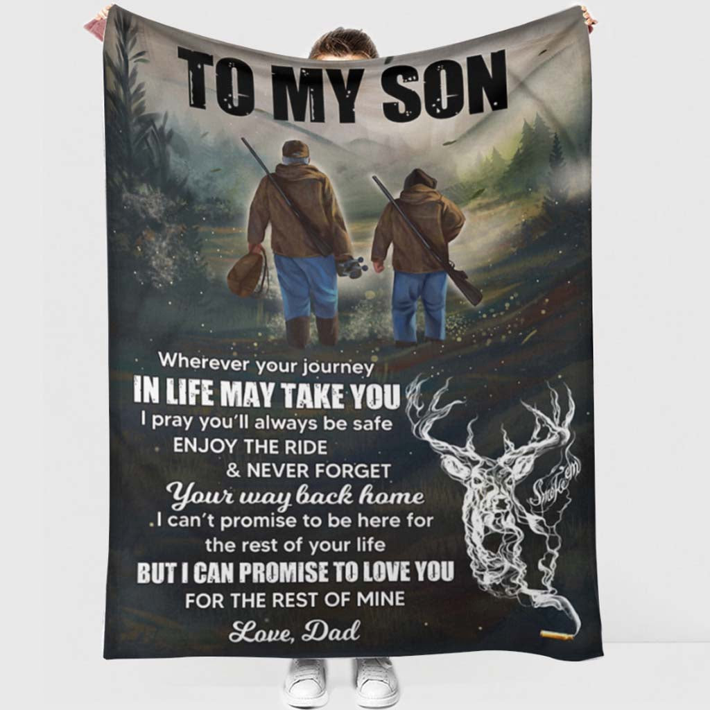 To My Son - Hunting Blanket 112021