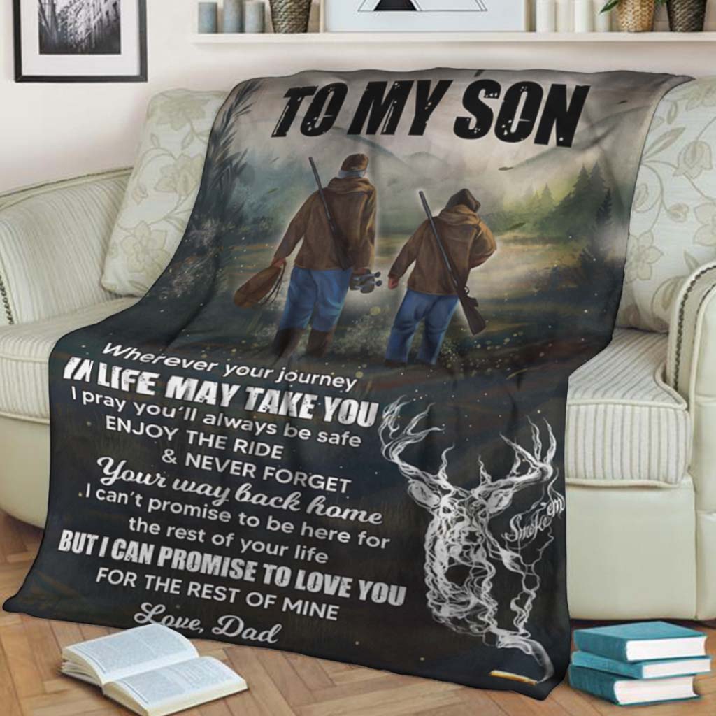 To My Son - Hunting Blanket 112021