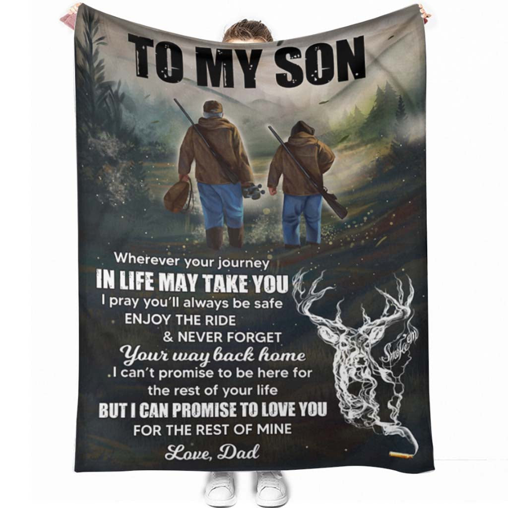 To My Son - Hunting Blanket 112021