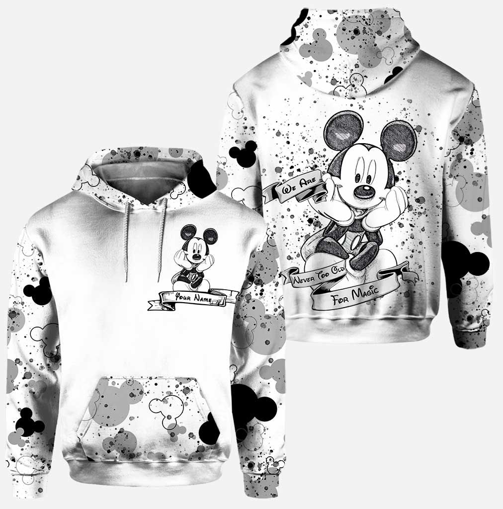 Cute Mouse Ears - Personalized Hoodie and Leggings