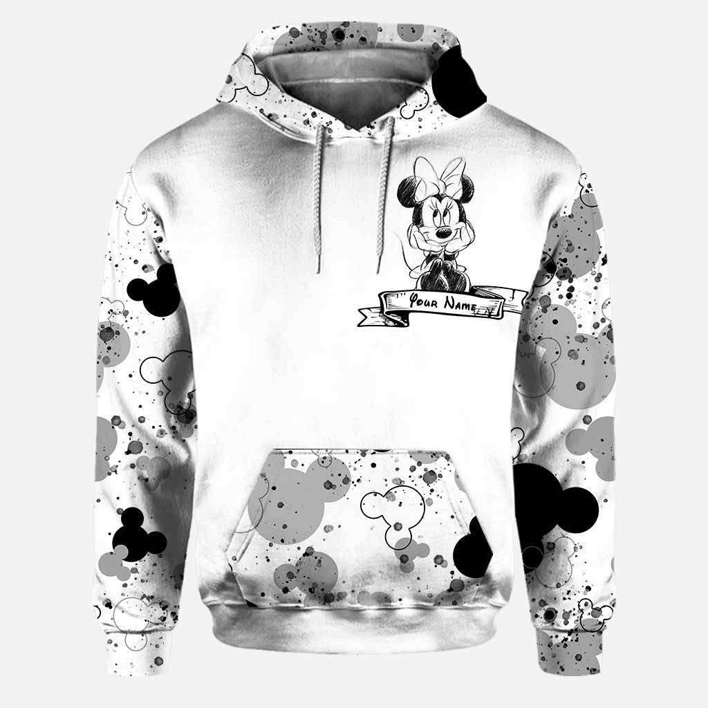Cute Mouse Ears - Personalized Hoodie and Leggings