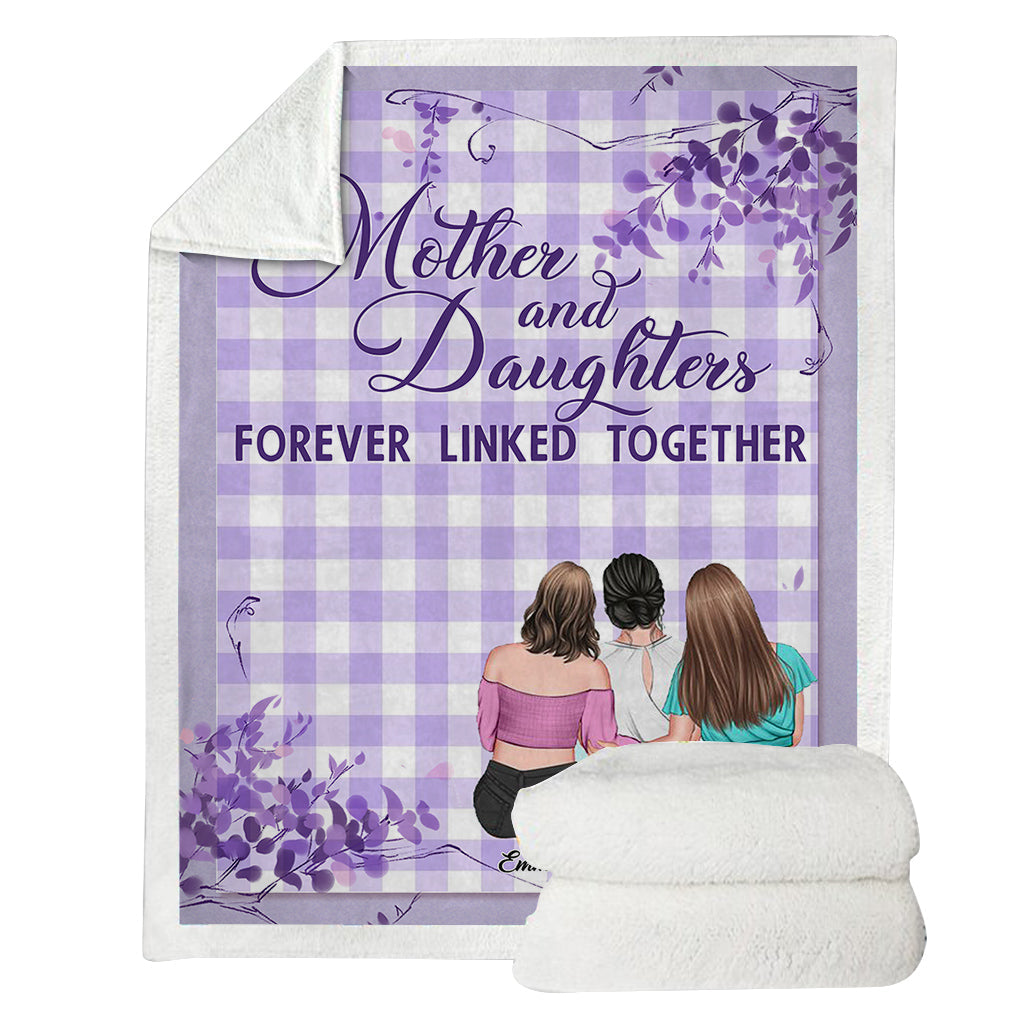 Forever Linked Together - Personalized Mother Blanket