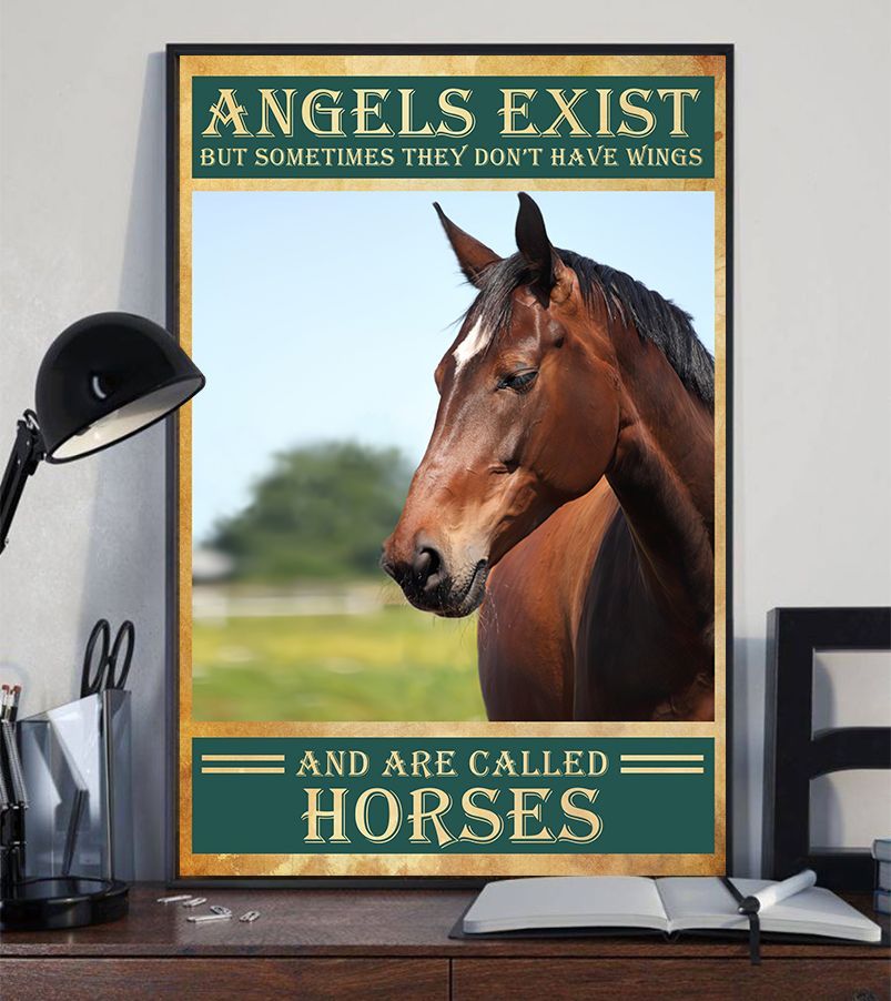 Horses Are Angels Horse Canvas and Poster 0523