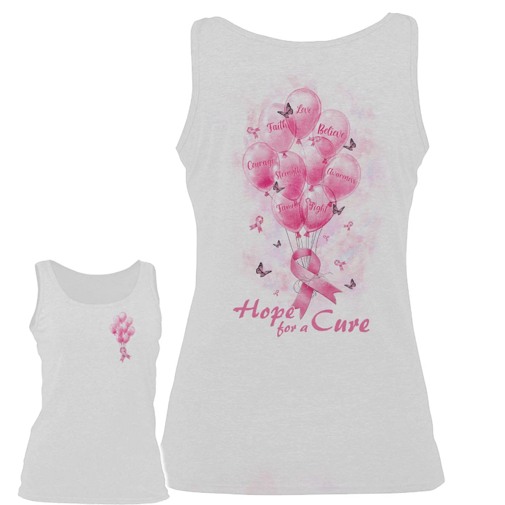 Hope For A Cure Breast Cancer - Breast Cancer Awareness All Over T-shirt and Hoodie 0822