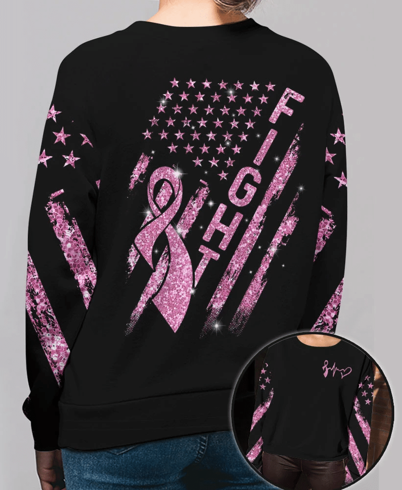 Fight Breast Cancer - Breast Cancer Awareness All Over T-shirt and Hoodie 0822