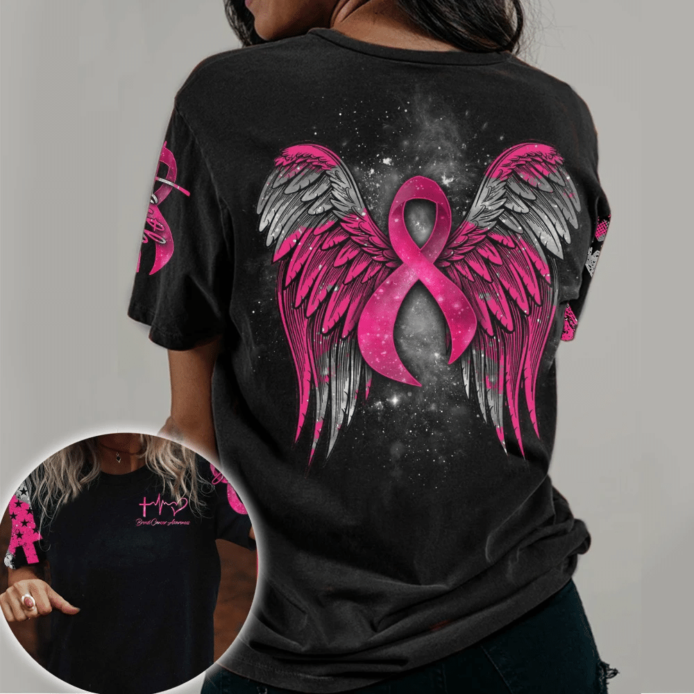 Faith - Breast Cancer Awareness All Over T-shirt and Hoodie 0822