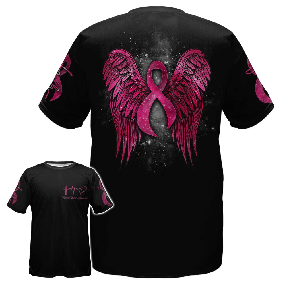 Faith - Breast Cancer Awareness All Over T-shirt and Hoodie 0822