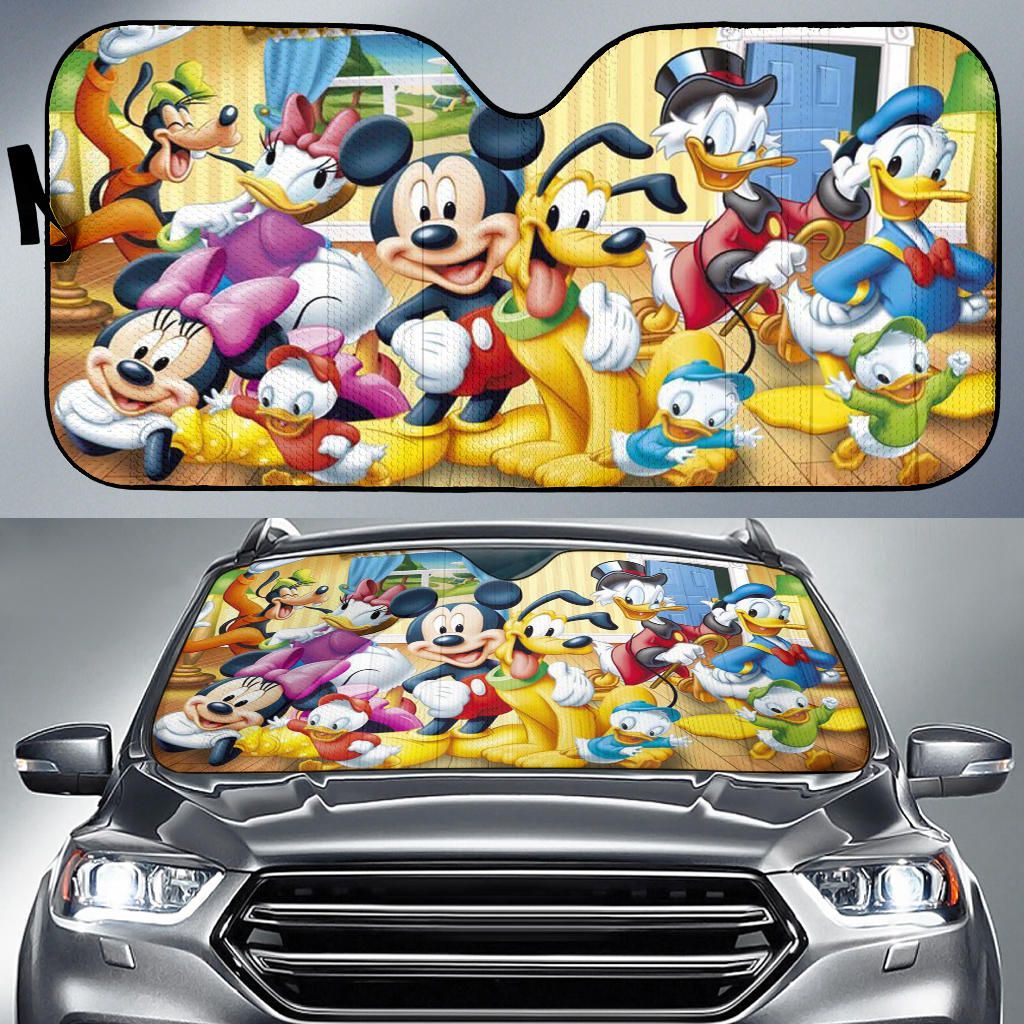 Mouses And Friends Mouse Car Sunshade 0823