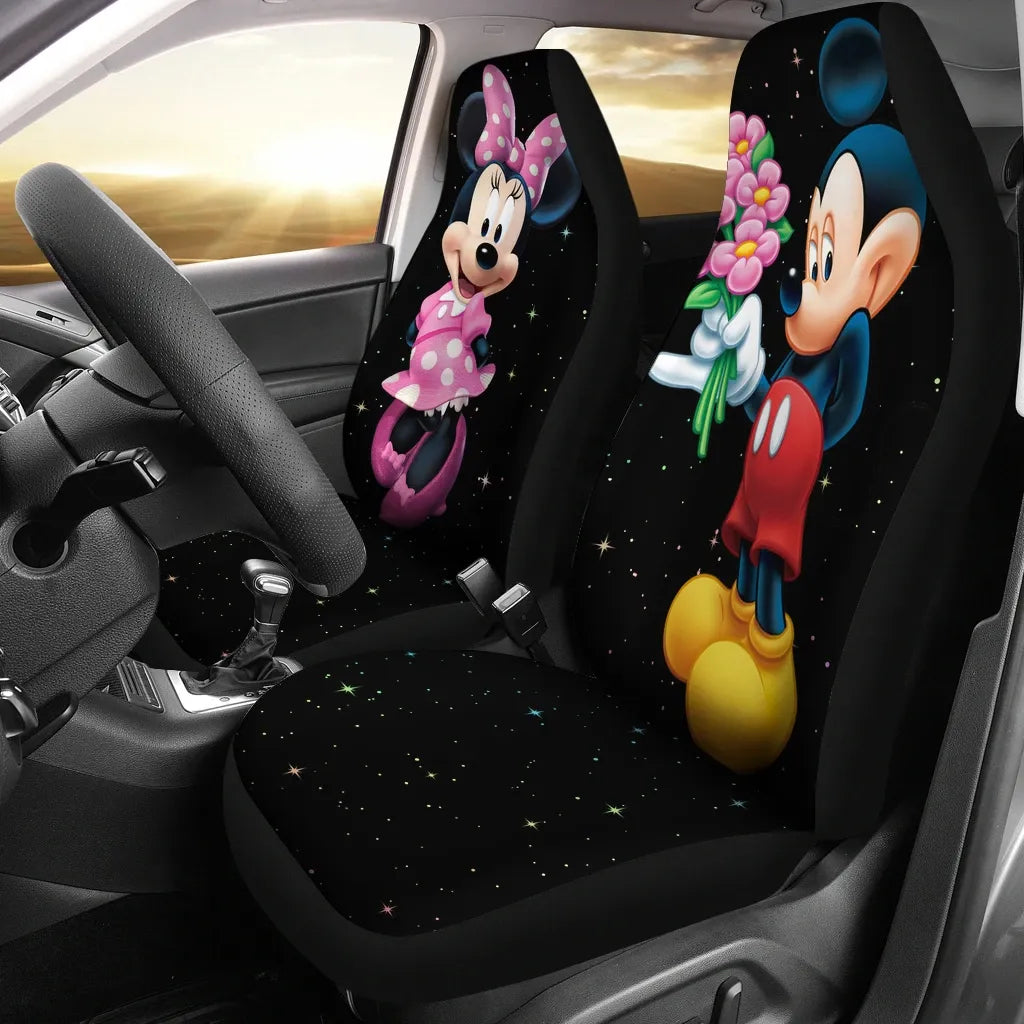 Mouse Couple Mouse Seat covers 0823