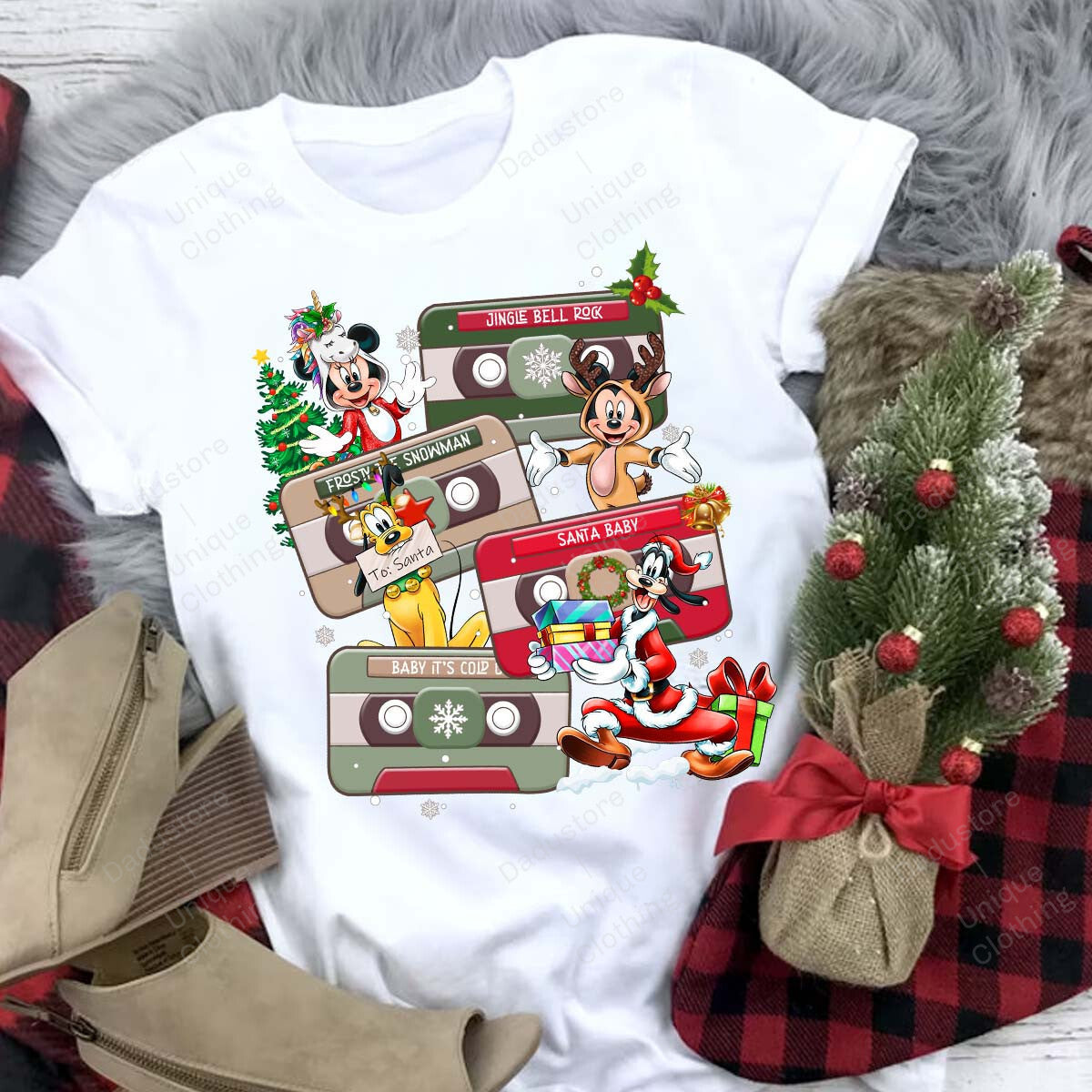 Merry Christmas Mouse T-shirt and Hoodie 0823