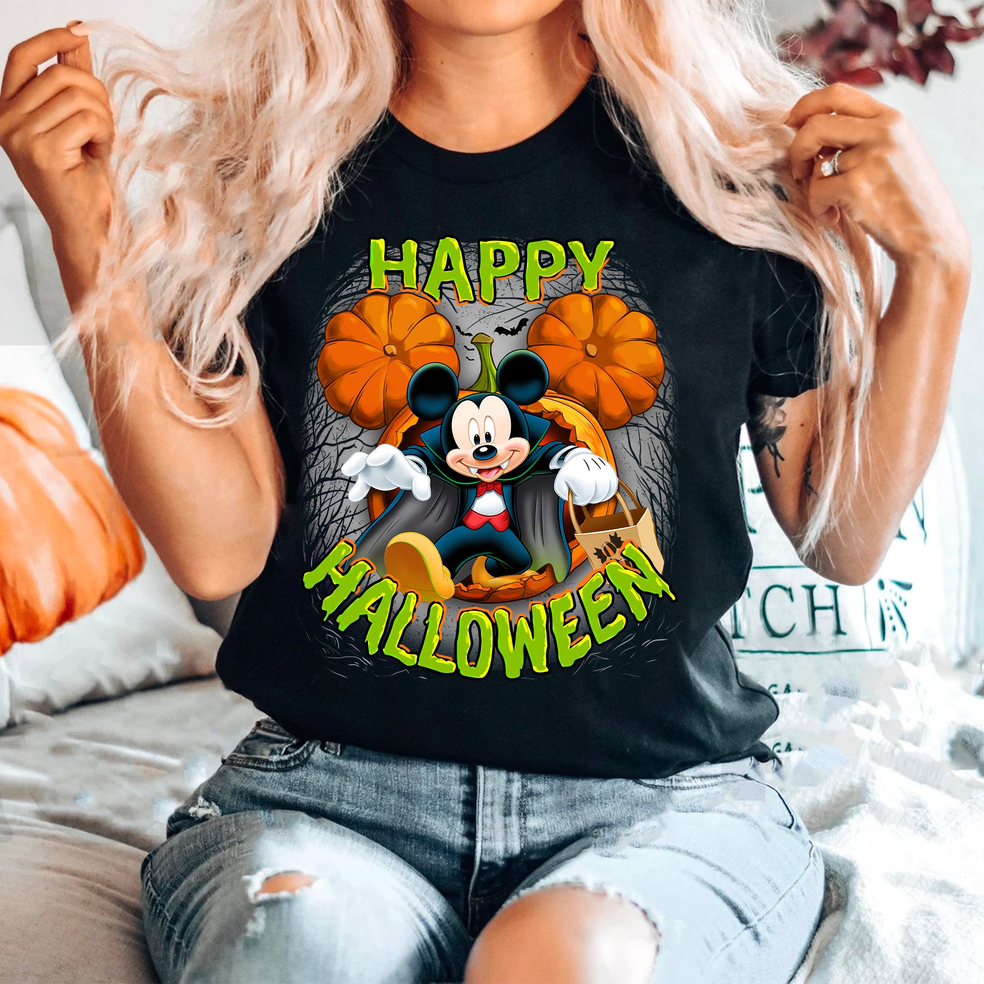 Trick Or Treat Mouse T-shirt and Hoodie 0823