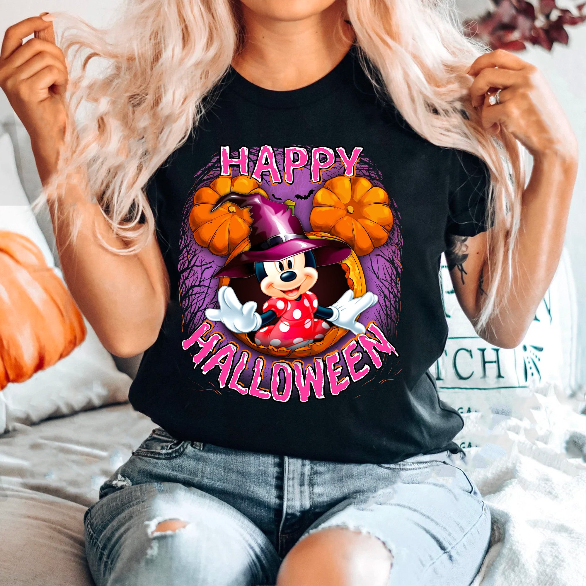 Happy Halloween Mouse T-shirt and Hoodie 0823