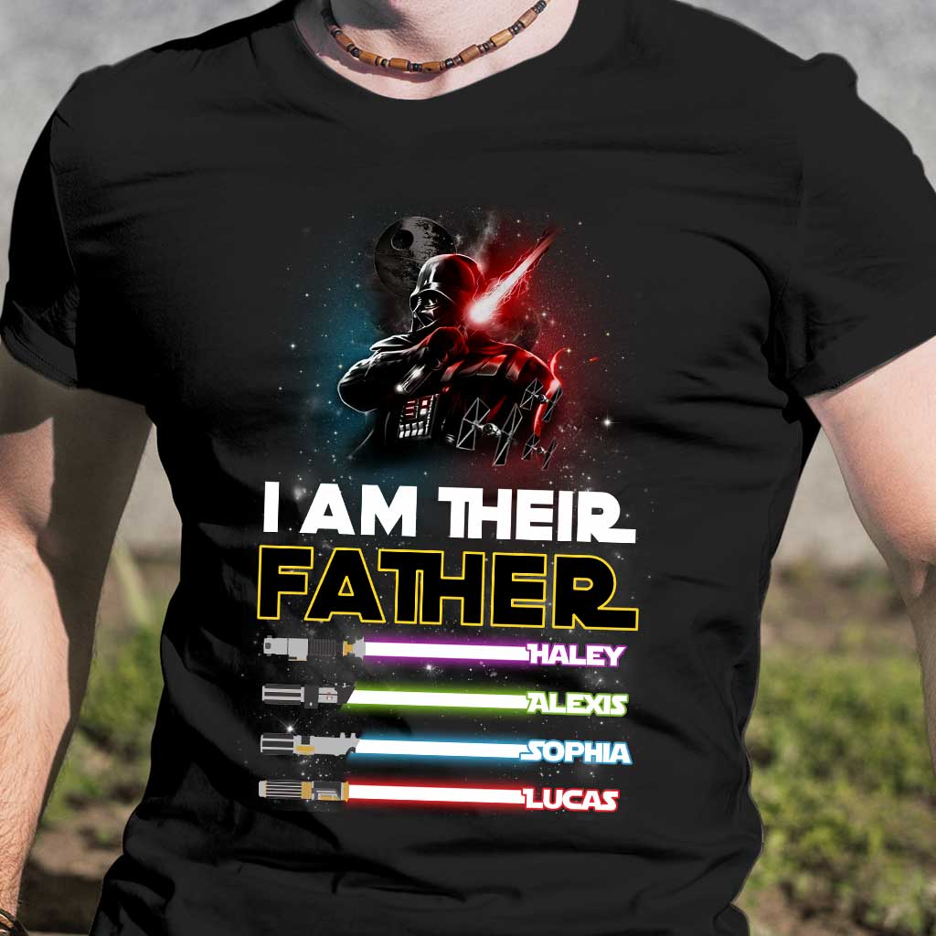 I Am Their Father - Personalized Father's Day The Force T-shirt and Hoodie