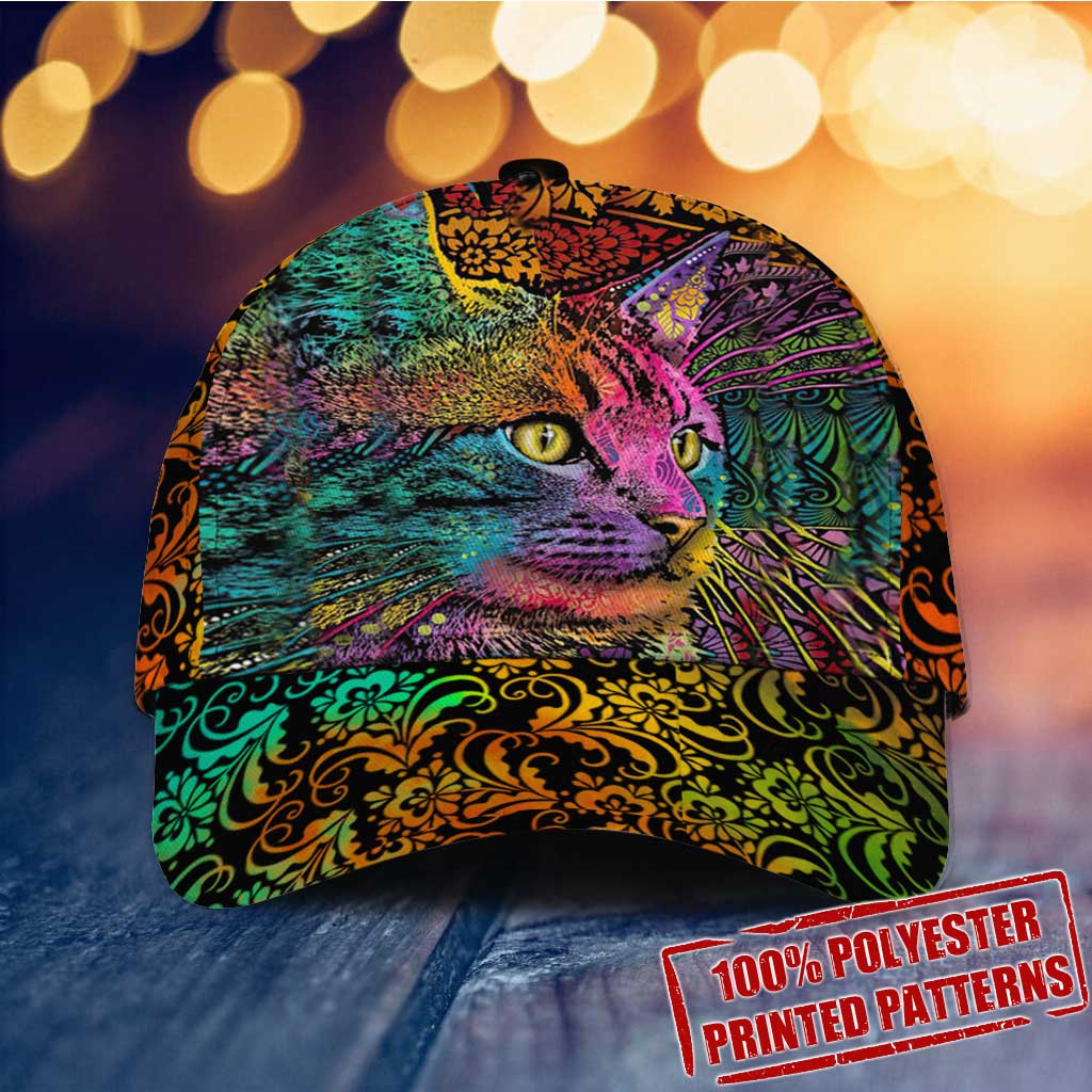 Love Cats Cap With Printed Vent Holes