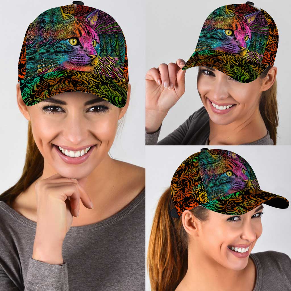 Love Cats Cap With Printed Vent Holes