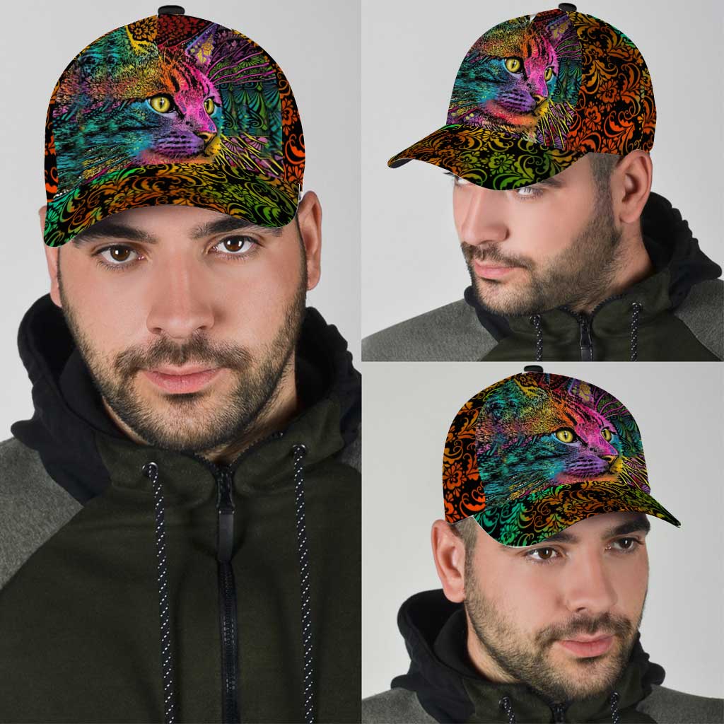 Love Cats Cap With Printed Vent Holes