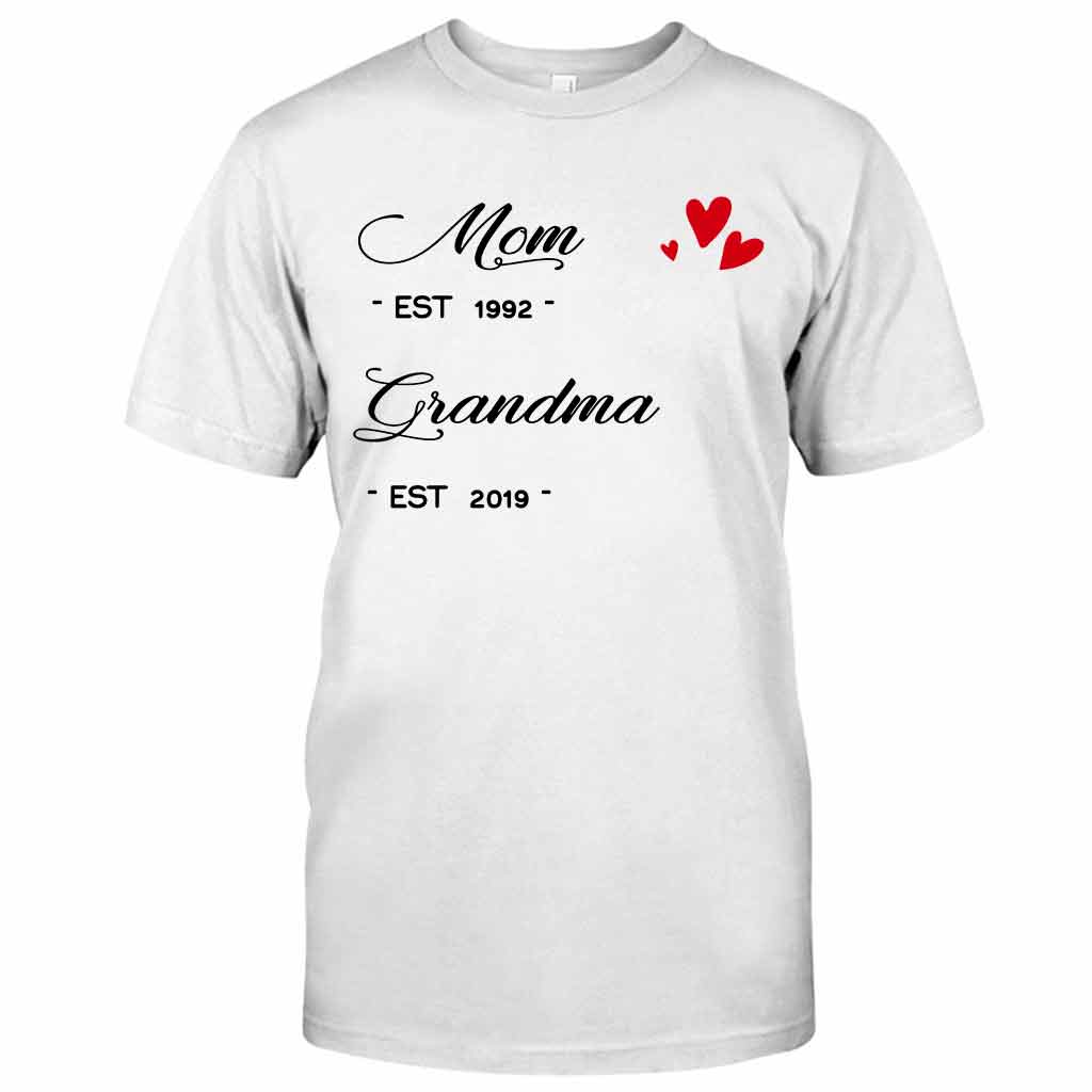 Mom Grandma Personalized T-shirt And Hoodie 072021