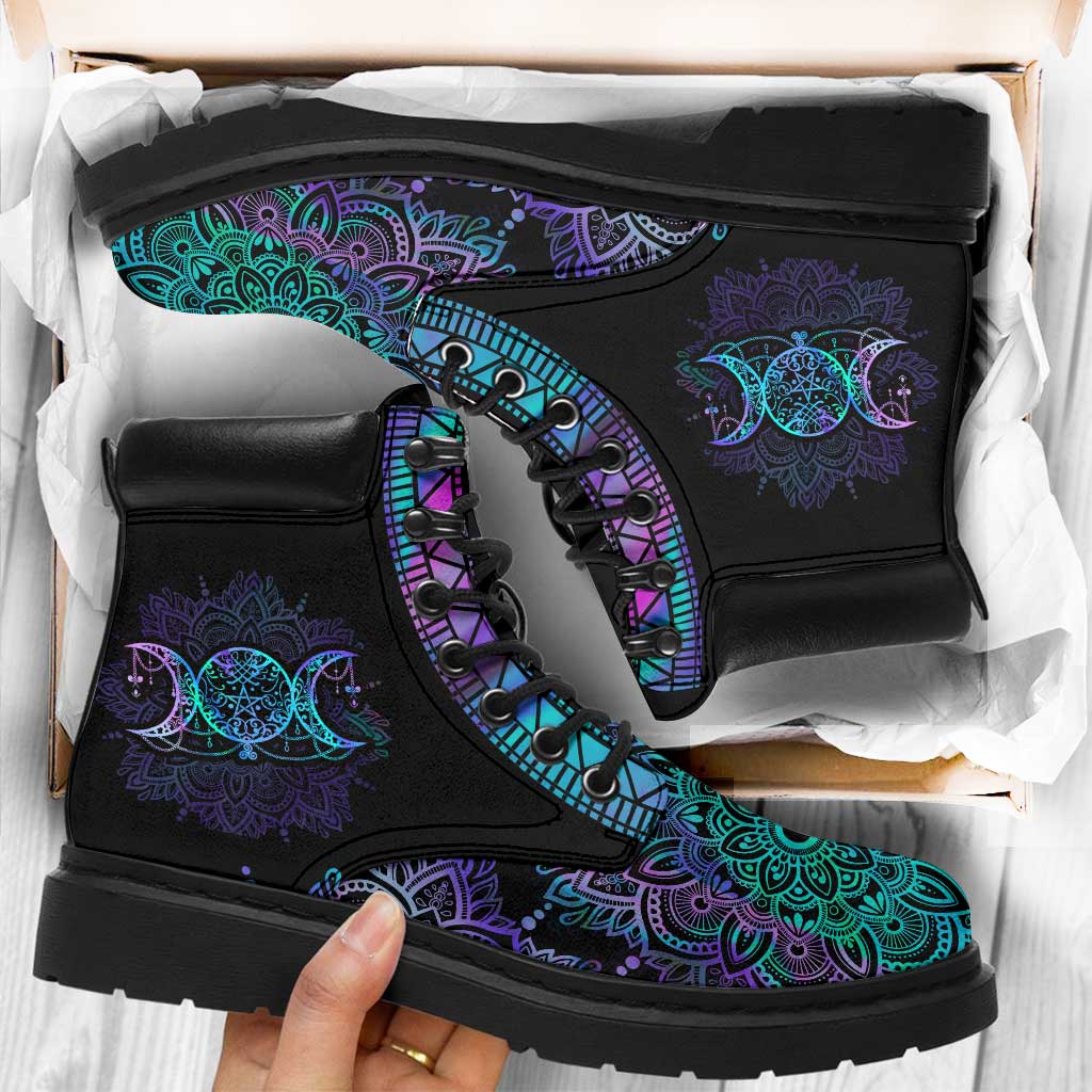 Witch Purple Moon All Season Boots