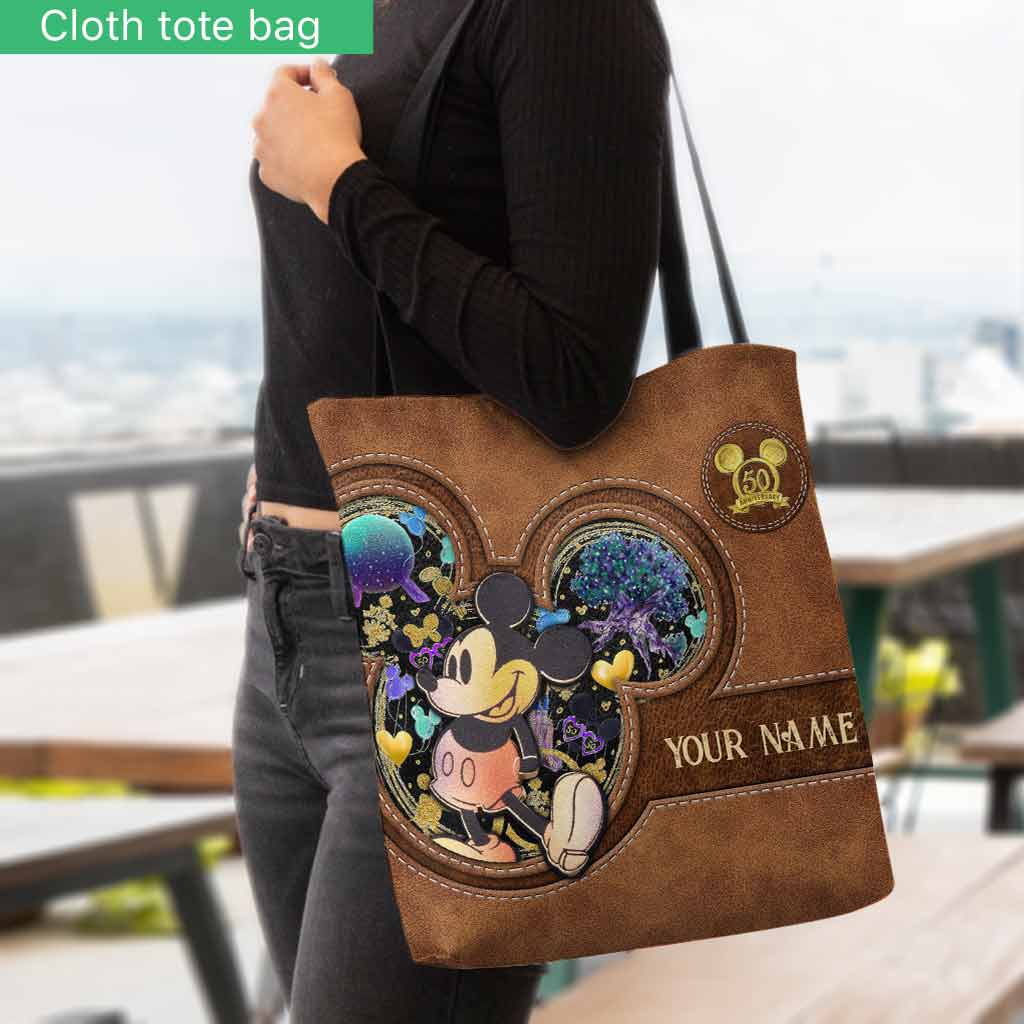 The Magic Is Calling Everyone - Mouse Ears Earidescent Personalized Tote Bag