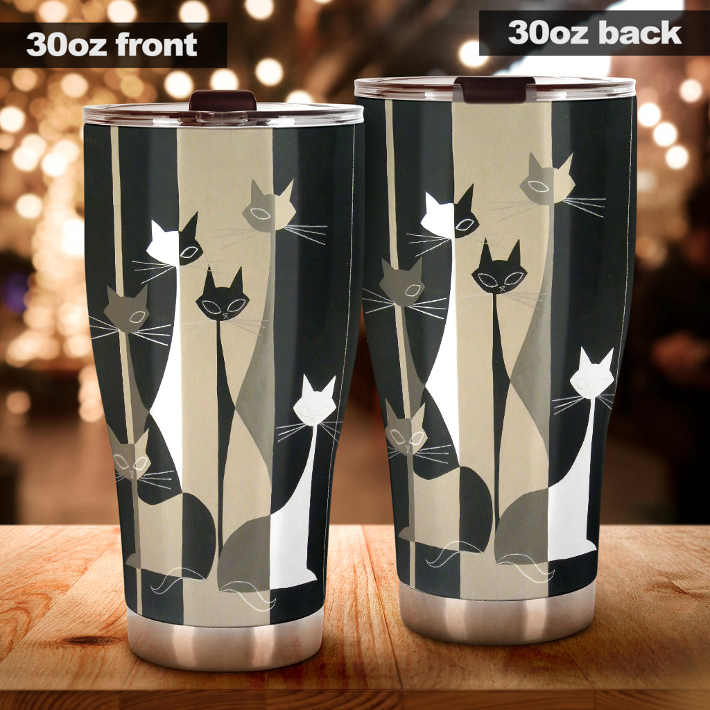 Cat Art Cat Tumbler 0622