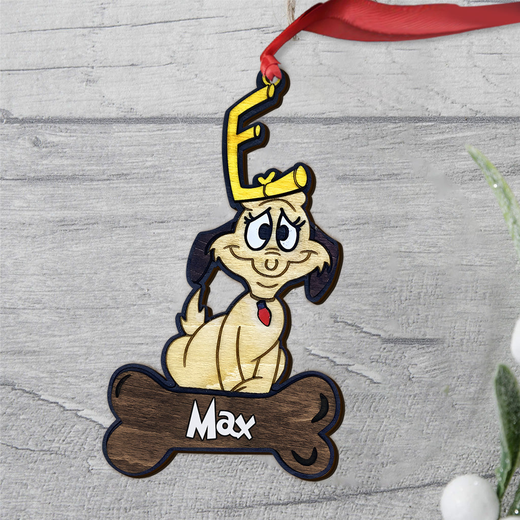 The Dog - Personalized Stole Christmas Ornament