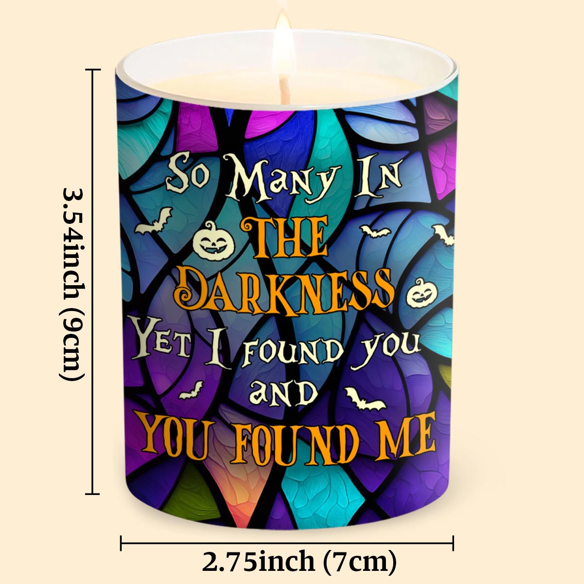 I'm Yours My Dearest - Personalized Nightmare Candle With Wooden Lid