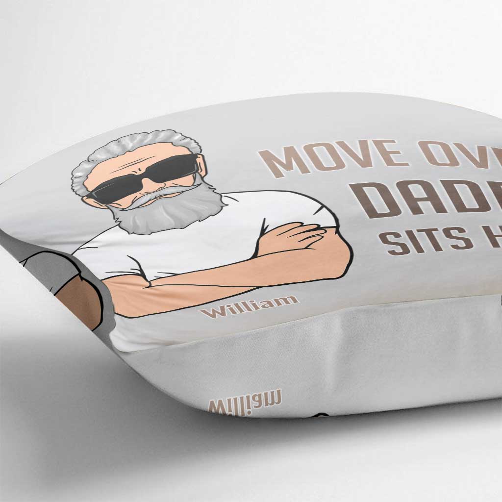 Reserved For Daddy - Personalized Father's Day Throw Pillow