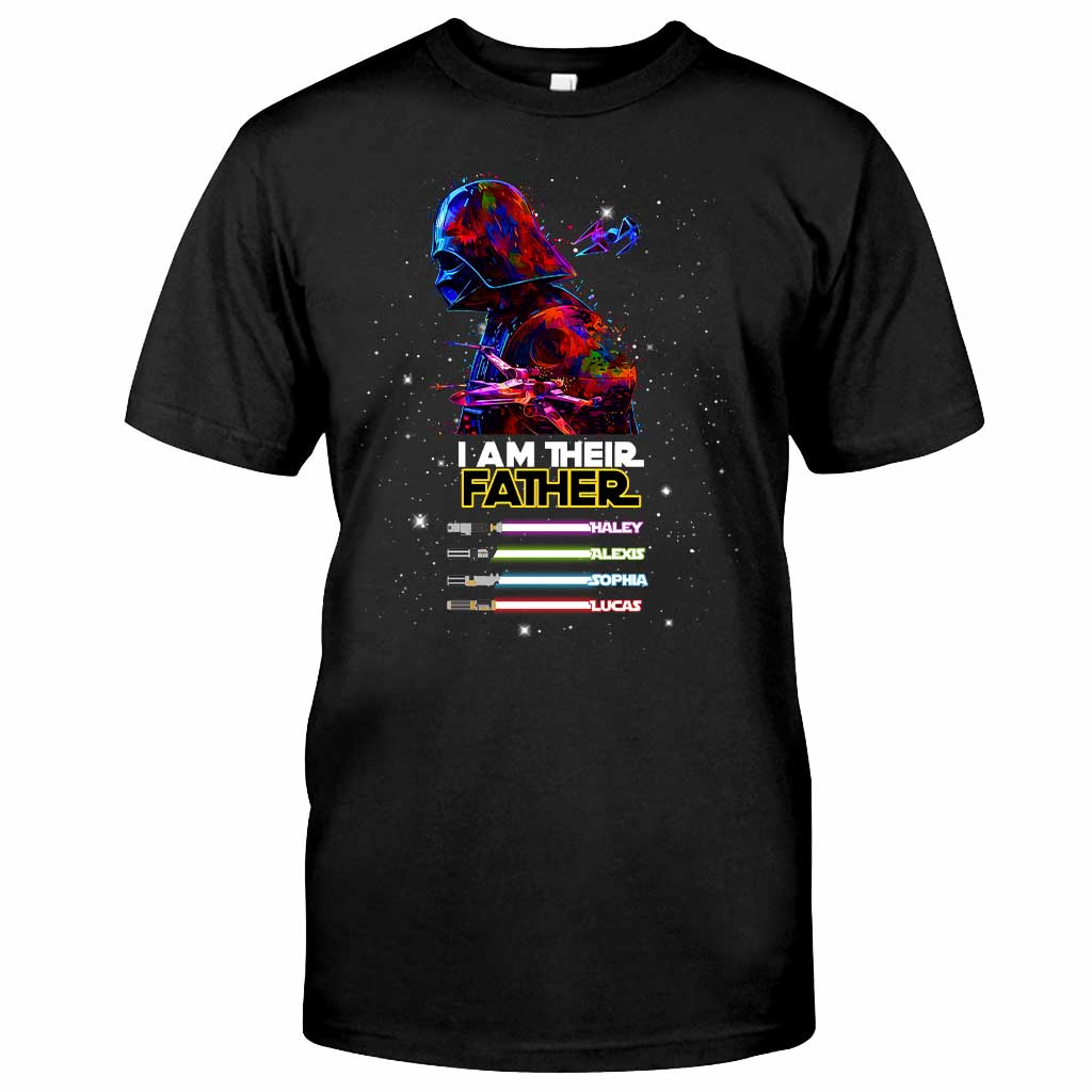 I Am Their Father - Personalized Father's Day The Force T-shirt and Hoodie