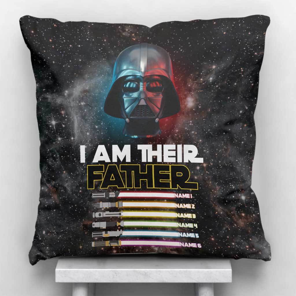 I Am There Father - Personalized Father's Day The Force Throw Pillow