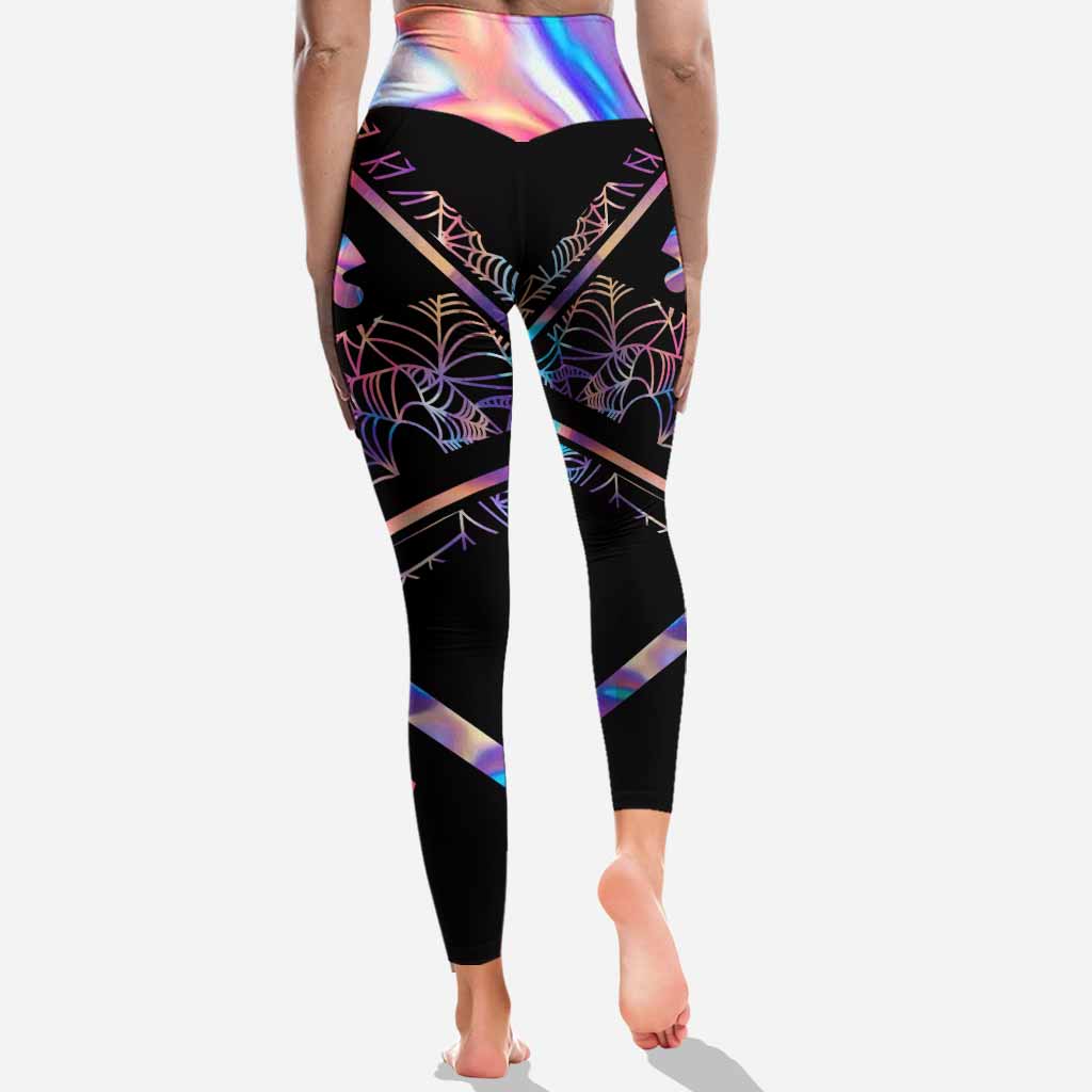 Halloween Vibes Accept Understand Love - Autism Awareness Leggings