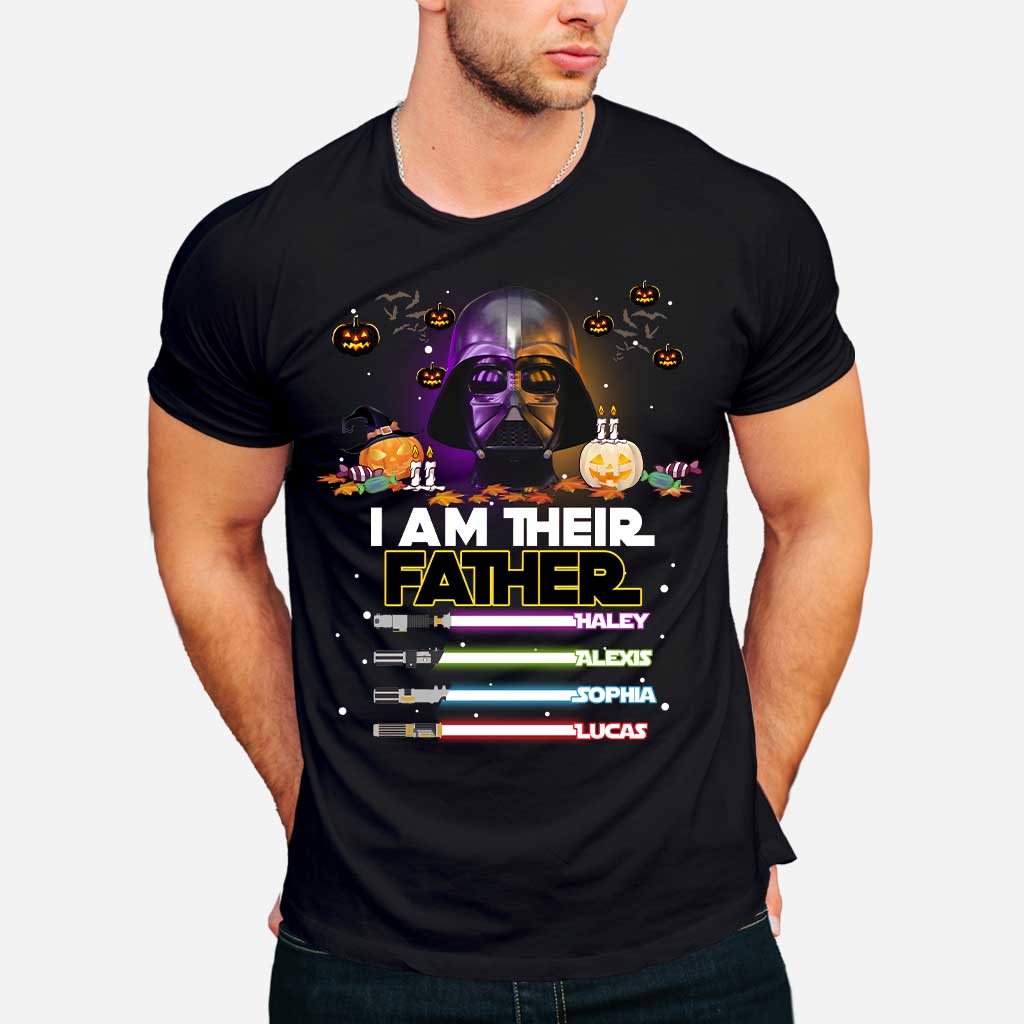 I Am Their Father - Personalized Halloween Father T-shirt and Hoodie