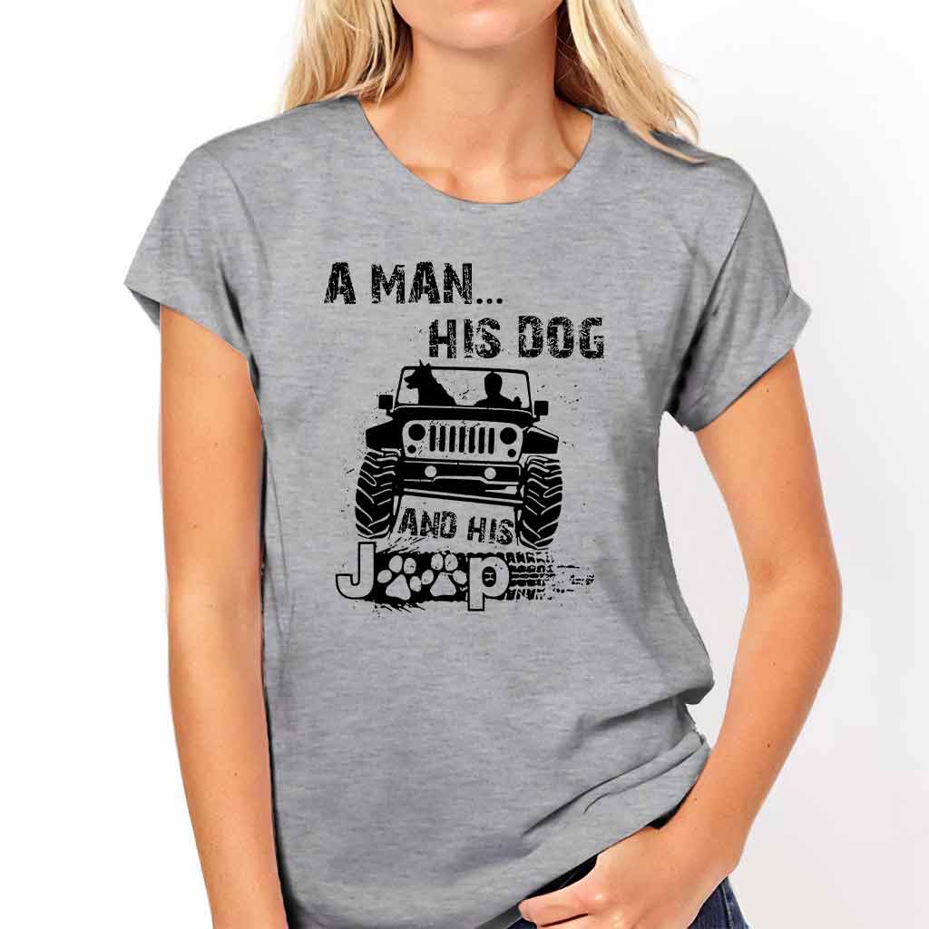 A Man His Dog And His Jp - Car T-shirt and Hoodie 1121