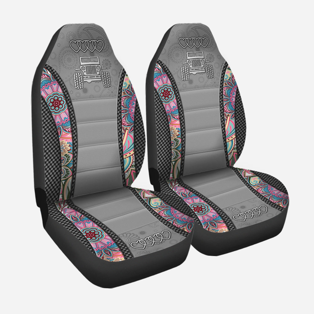 Drive Safe Mandala Pattern - Car Seat Covers 1121