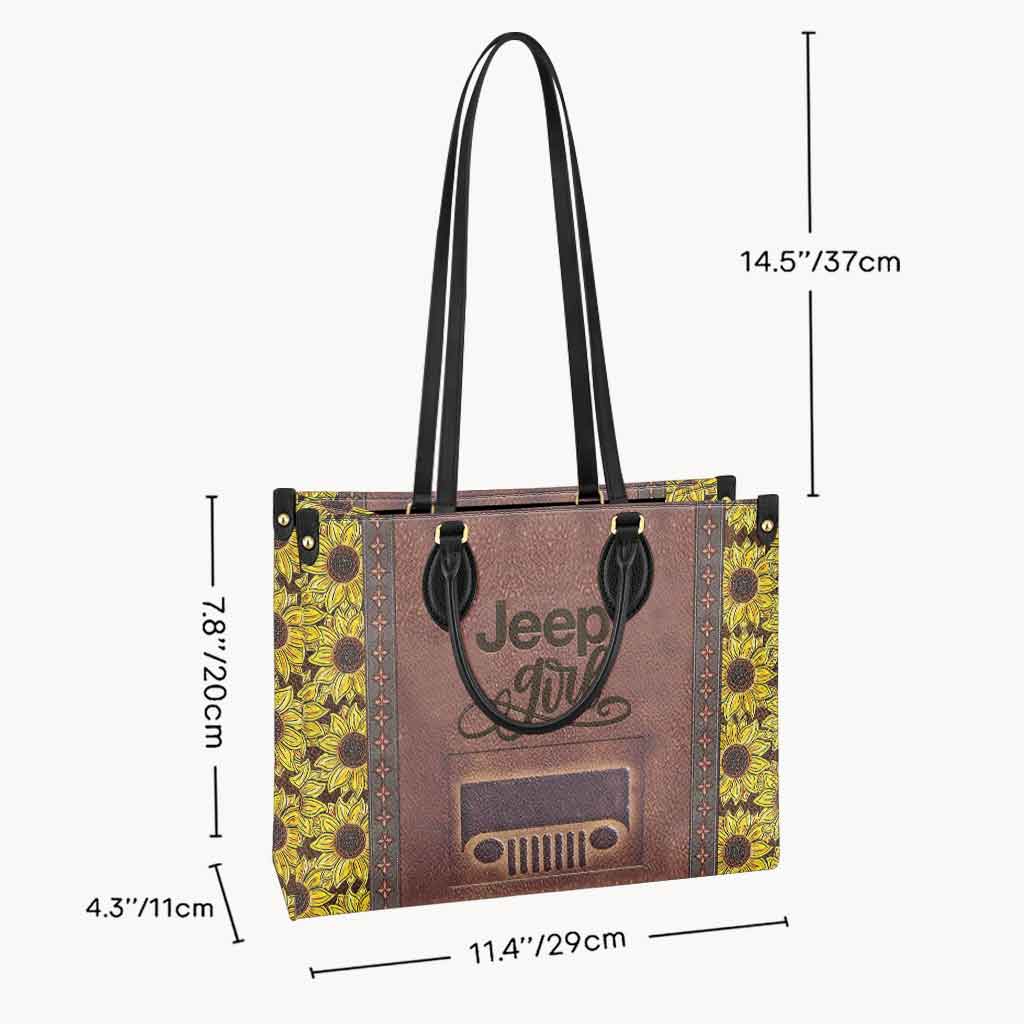 Jp Girl - Sunflower Car Leather Handbag 1121