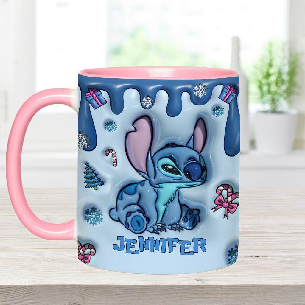 Touch This And I'll Bite You - Personalized Ohana Accent Mug