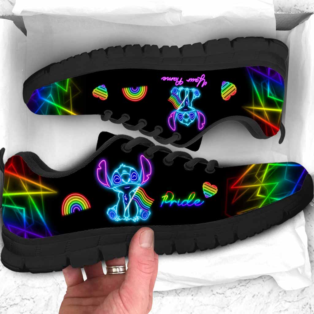 Rainbow Pride - Personalized LGBT Support Sneakers