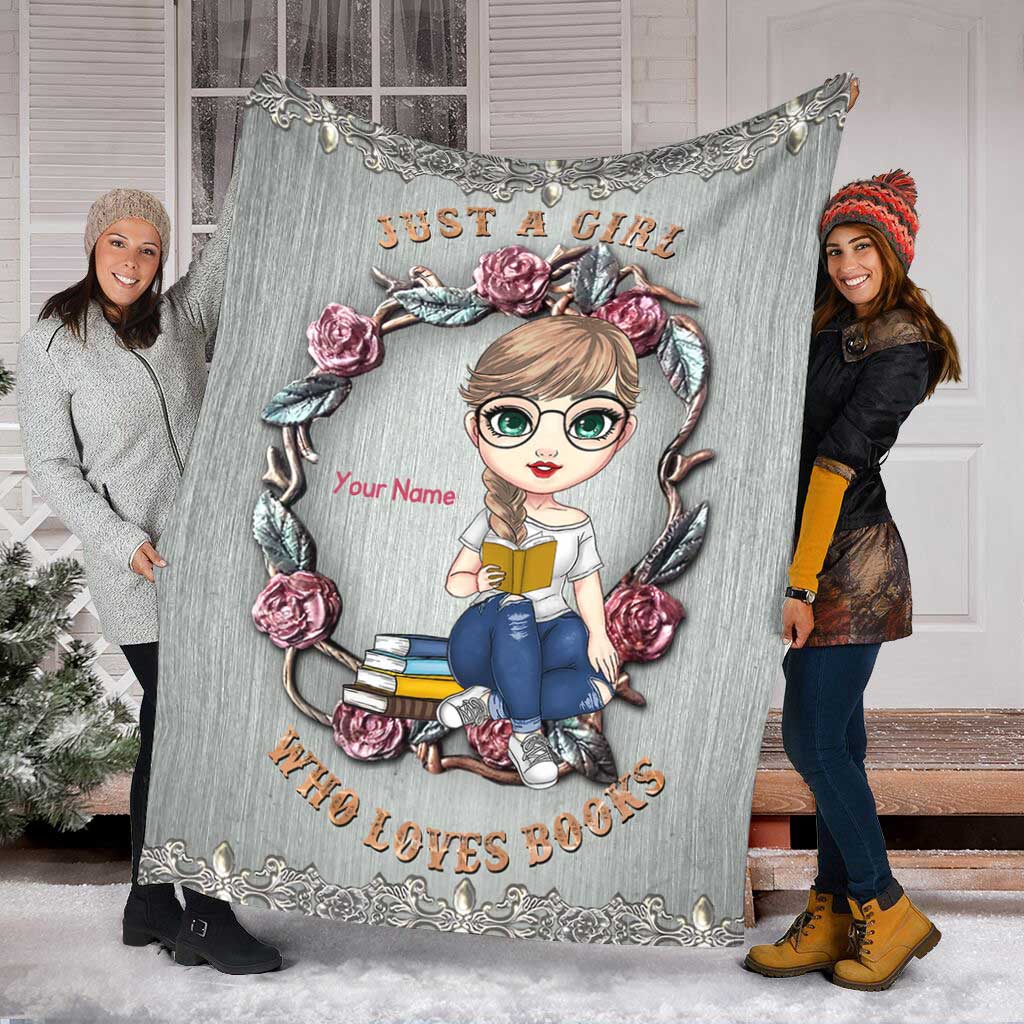 Book Lover - Personalized Blanket