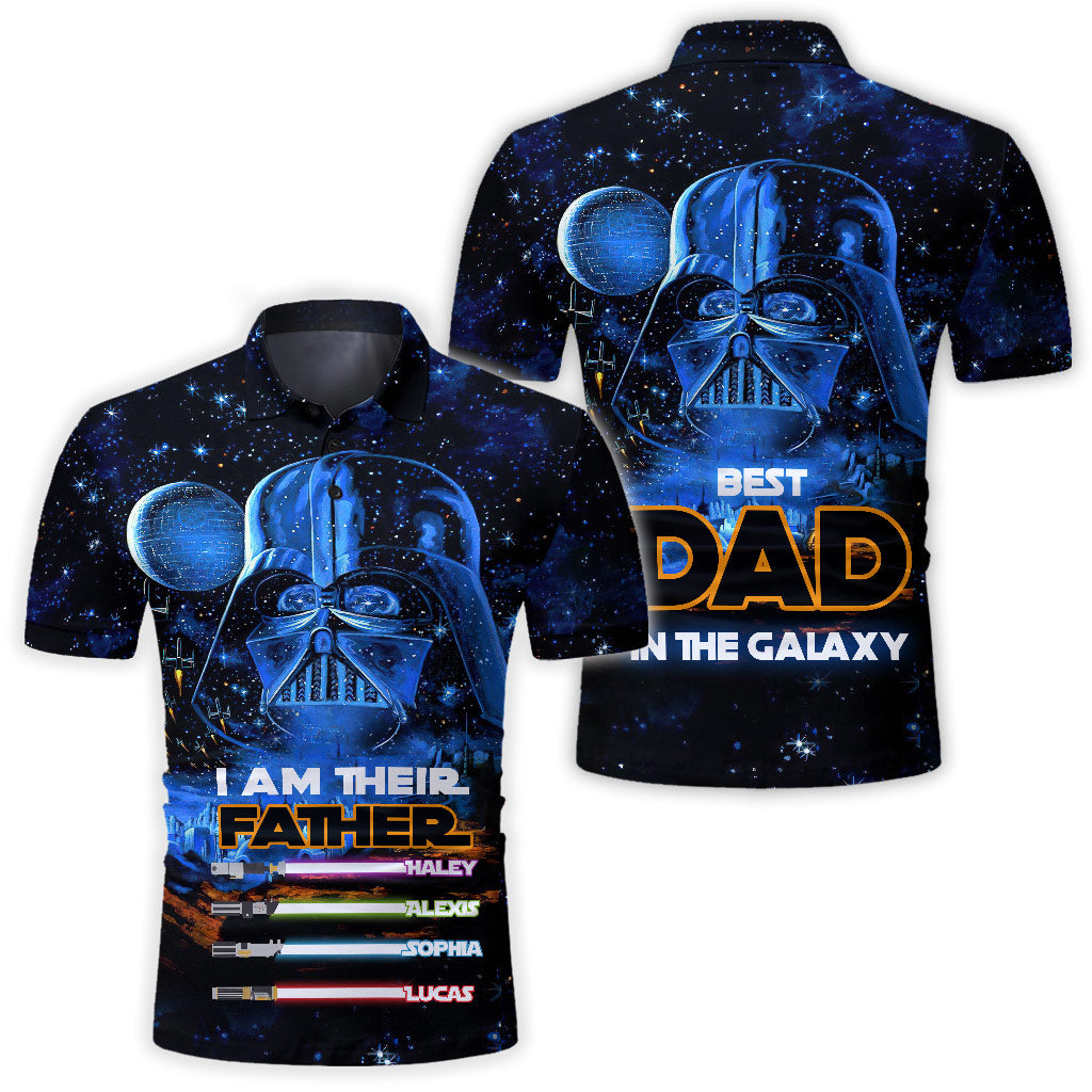 I Am Their Father - Personalized Father's Day Polo Shirt