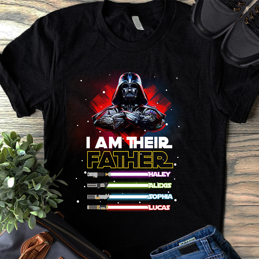 I Am Their Father - Personalized Father T-shirt and Hoodie