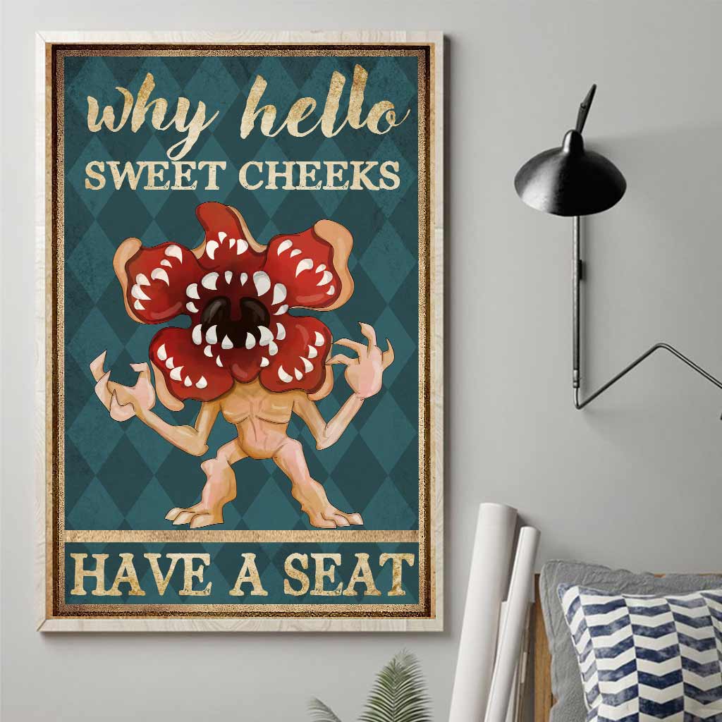 Why Hello Sweet Cheeks - Stranger Things Canvas And Poster