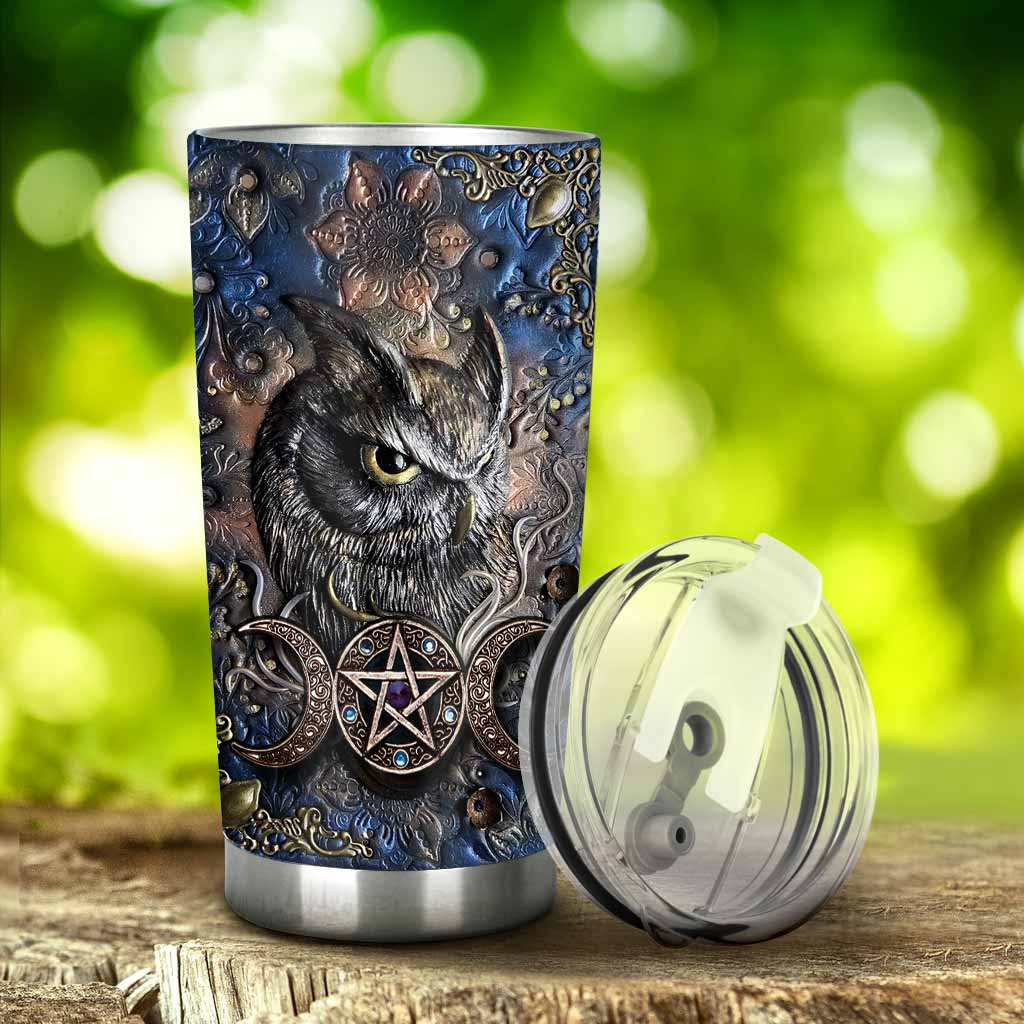 Mystery Spirit - Witch Tumbler With 3D Pattern Print