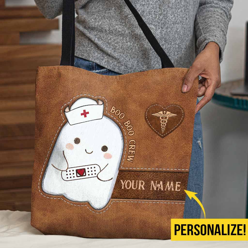Boo Boo Crew Halloween - Nurse Personalized Tote Bag
