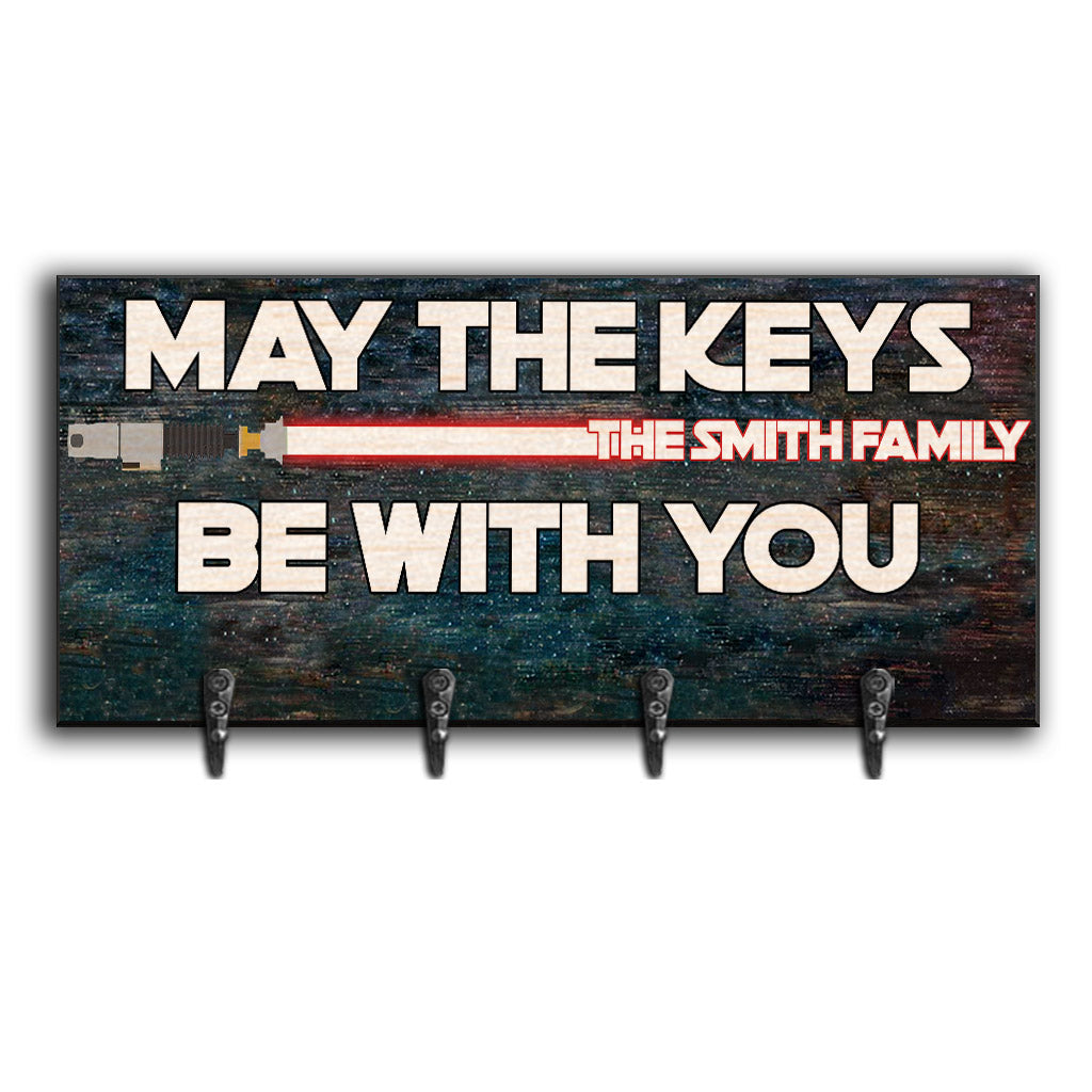 May The Keys Be With You - Personalized The Force Key Rack