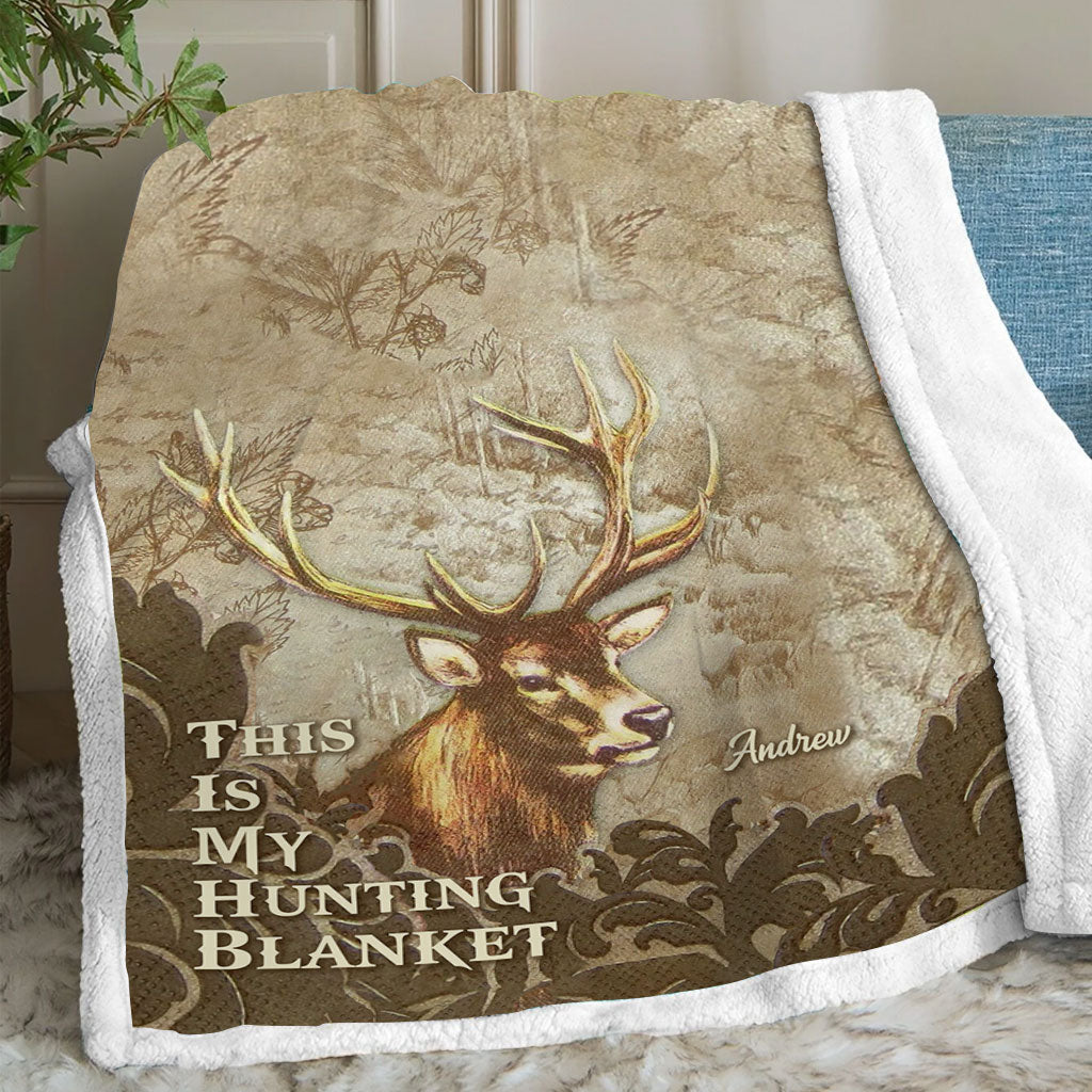 This Is My Hunting Blanket - Personalized Hunting Blanket