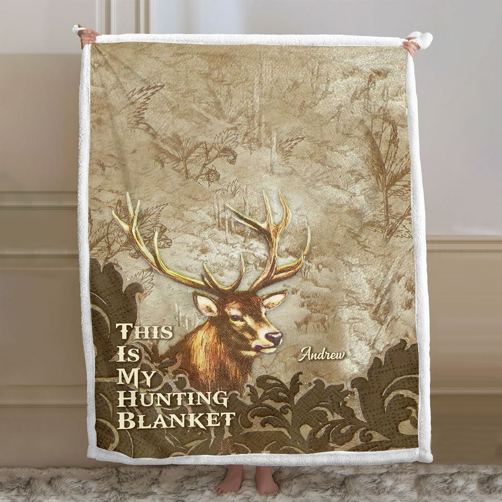 This Is My Hunting Blanket - Personalized Hunting Blanket