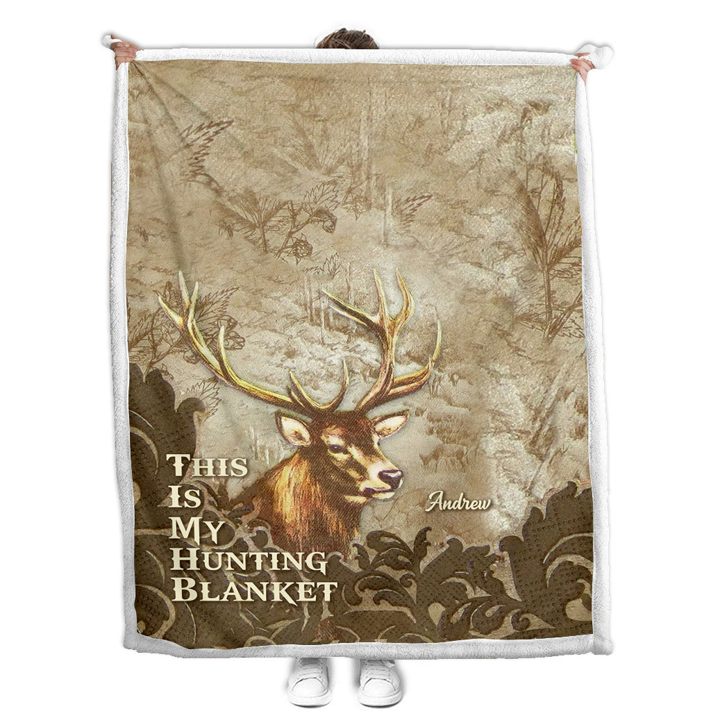 This Is My Hunting Blanket - Personalized Hunting Blanket